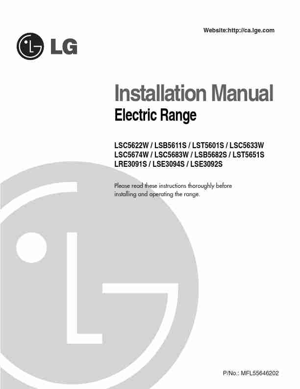 LG Electronics Range LRE3091S-page_pdf